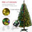  Arbre de Noël artificiel à ouverture automatique avec lumières DEL blanches ou colorées-227002033