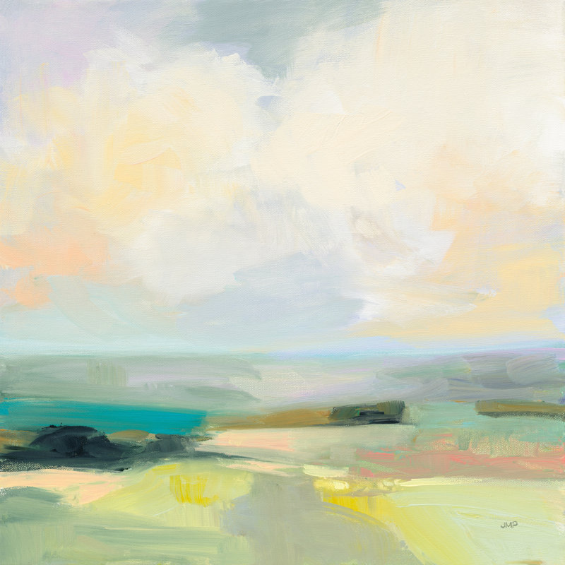 Reproduction d’art sur toile, "Summer Sky III" par Julia Purvis, H 36 po x l 36 po