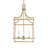 Uttermost Montreal 4 Light Brass Lantern Pendant