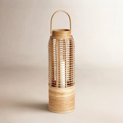 Rattan Lantern Candle Holder