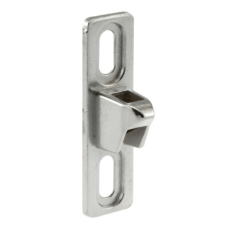 Gardien de porte coulissante, 3/4 po de largeur, moulé sous pression chromé (paquet de 2)