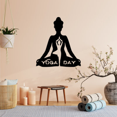 Stylish Decorative Metal Wall Accessory, Black Finish, 22.0 x 19.7 inches | 100% Metal Construction, Thickness: 0.06 inches | Perfect for Home Décor & Modern Spaces, Durable and Eye-Catching Design