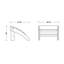 Repose-pieds POLYWOOD Adirondack South Beach-9706202
