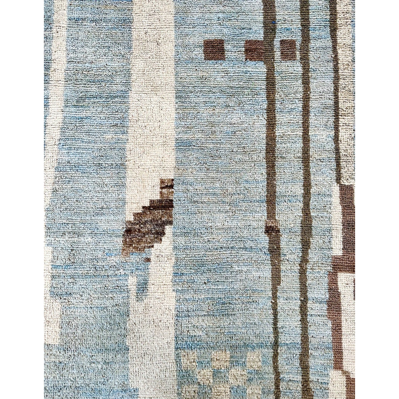 Modern Moroccan One-of-a-Kind 10'4" X 13'10" Hand Knotted Area Rug