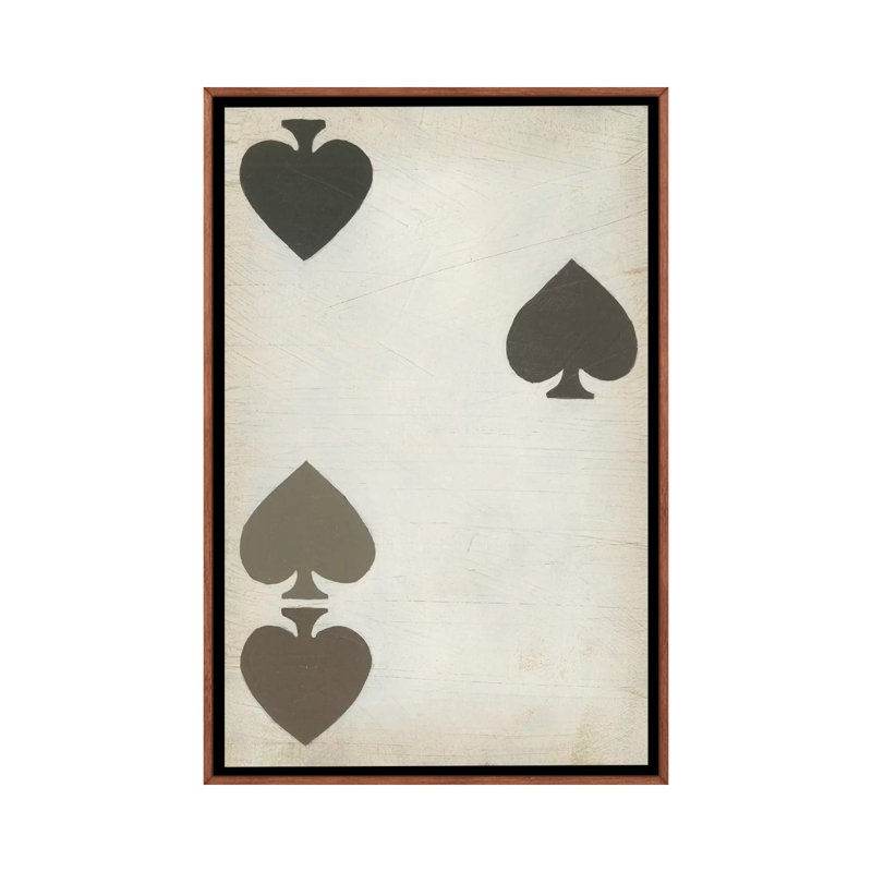 «Fun and Games I», reproduction d'art, H 60 po x l 40po x P 1,5 po, Toile avec cadre en bois classique