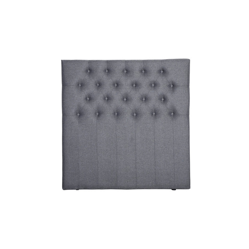 Brysan Upholstered Headboard, Small Double (4'), Dark Grey