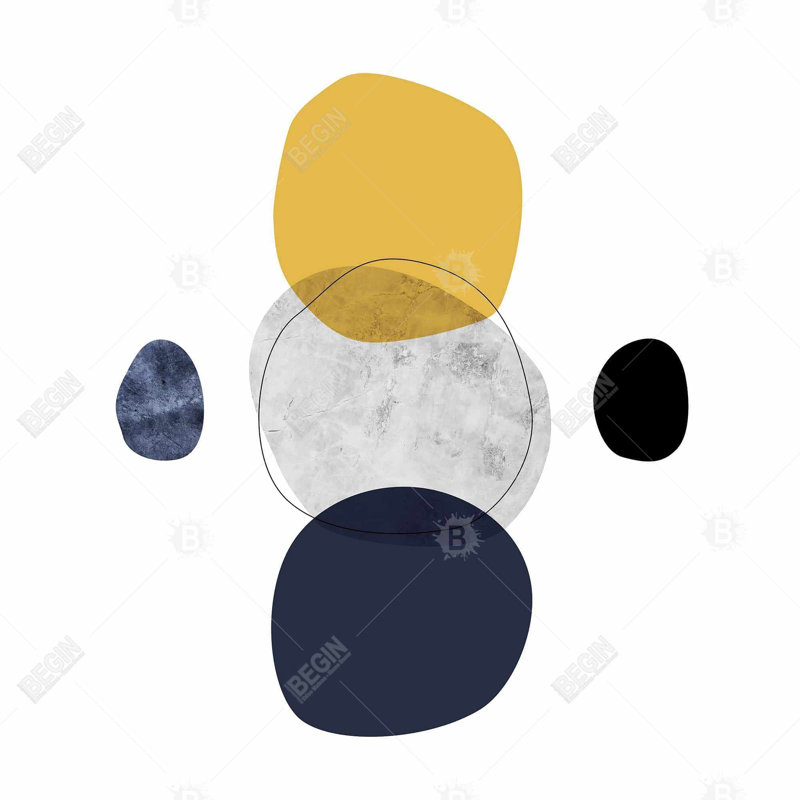 Spheres - 26"x26" Throw pillow - Poly twill - Print on demand