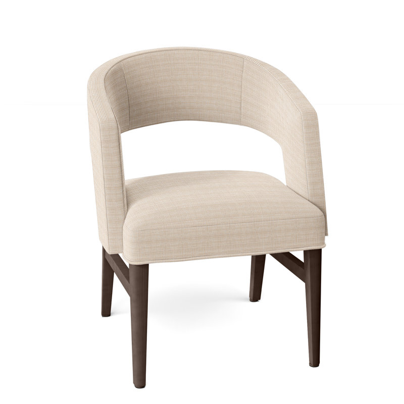 Chaise avec accoudoirs Bryant, Bisque Perigold Rest, Noisette