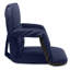 Chaise de stade et siège avec coussin inclinable rembourré et accoudoirs et sangles de transport-32721347-124378601