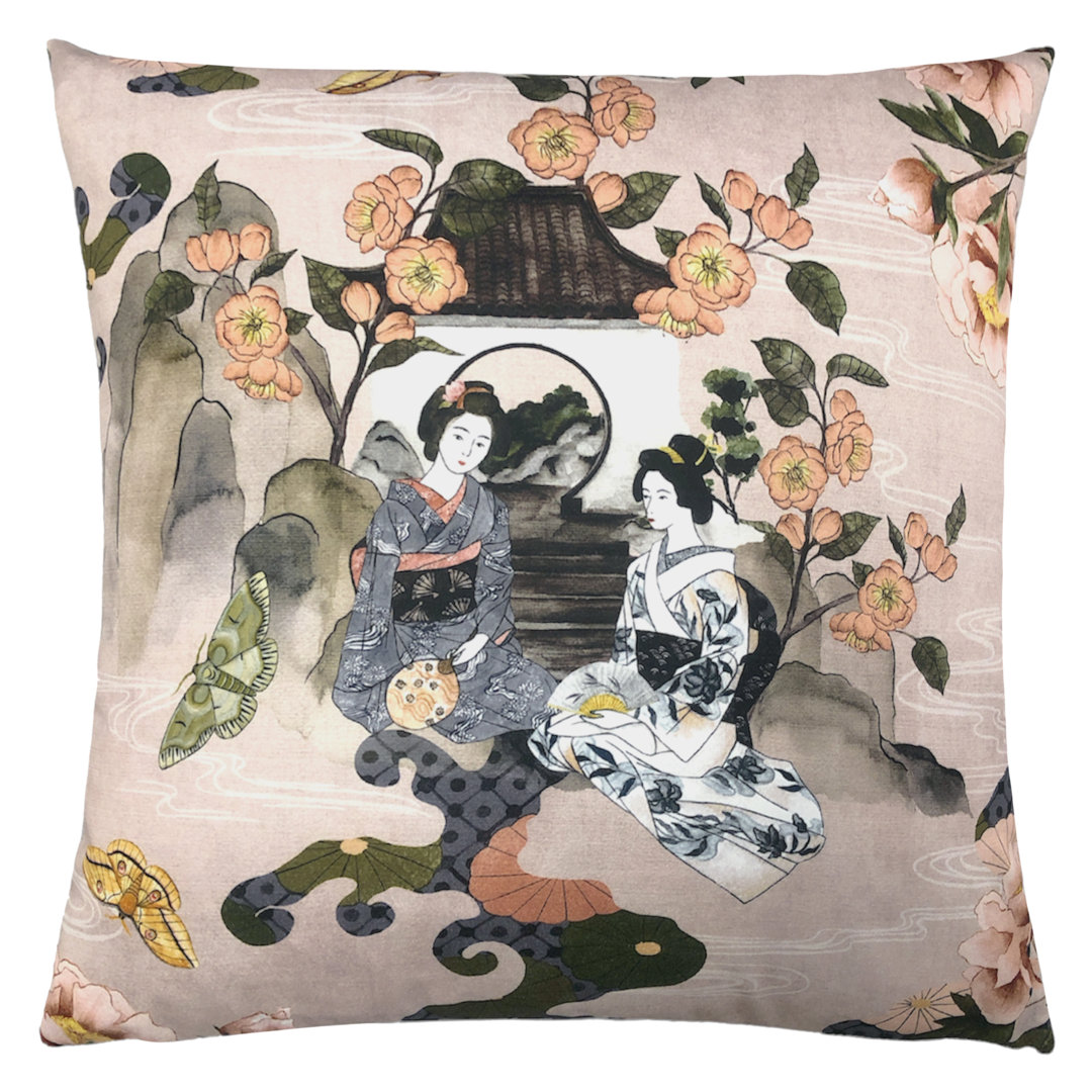 Geisha Rectangle Lumbar Cushion With Filling