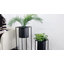 Set of 2 Large Planters with Stand Planter for Indoor Plants 28 &18" H Morden Plant Pots 
