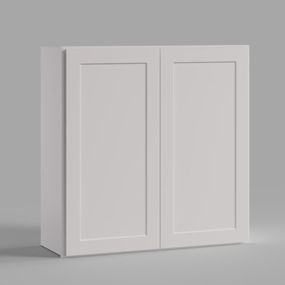 36"W * 36"H * 12"D Shaker Dove Wall Kitchen Cabinet with Adjustable Shelves