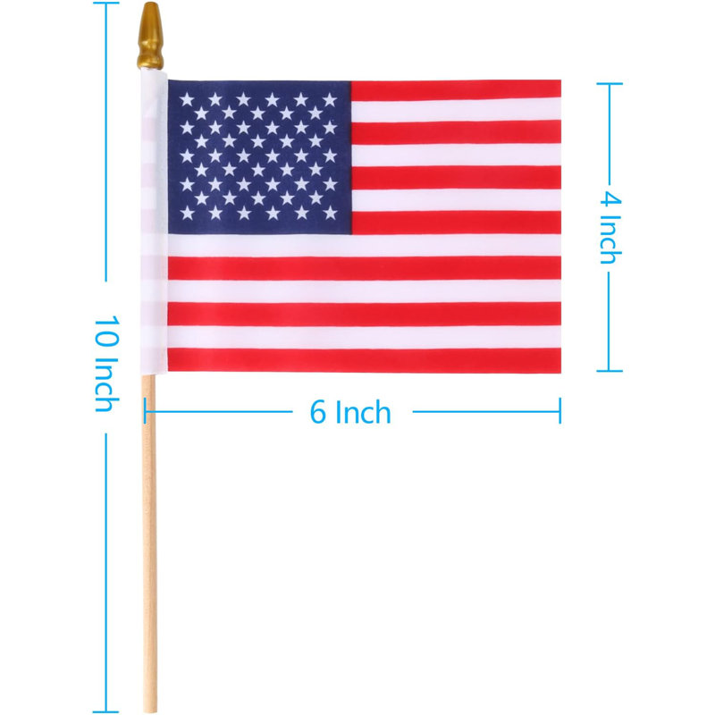 Ensemble de drapeaux double face H 5 po x l 2 po Charleton