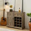Buffet 39,3 po avec 2 tiroirs et armoire-1953499726