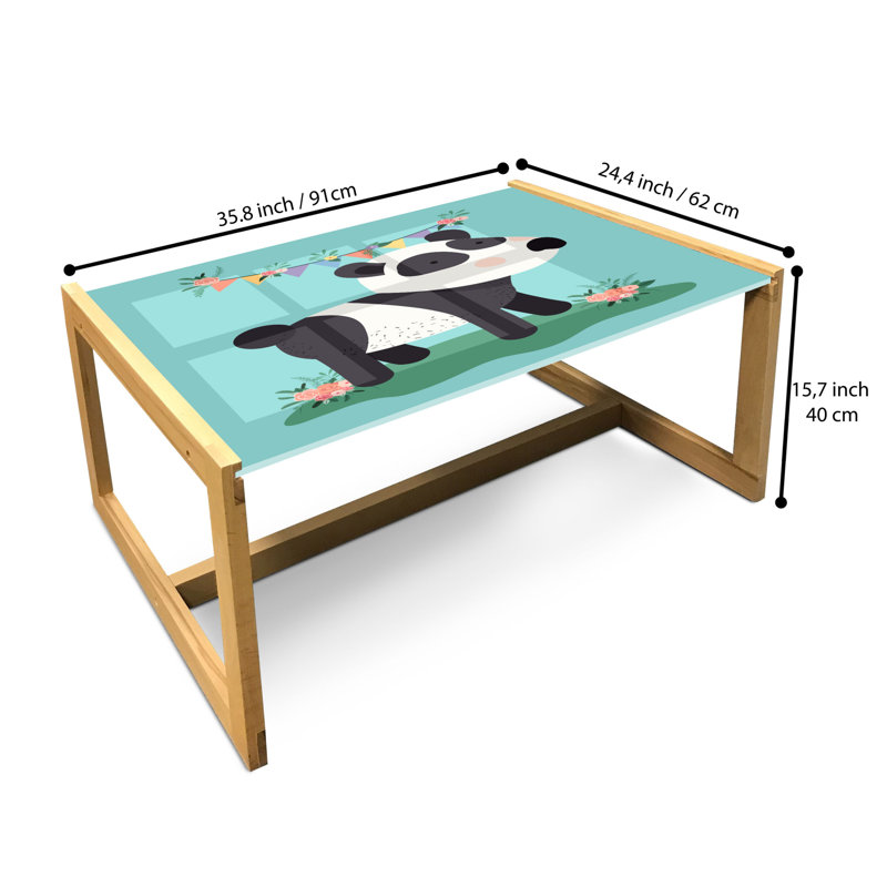 Jameliah Sled Coffee Table, 90cm H x 62cm W x 40cm D