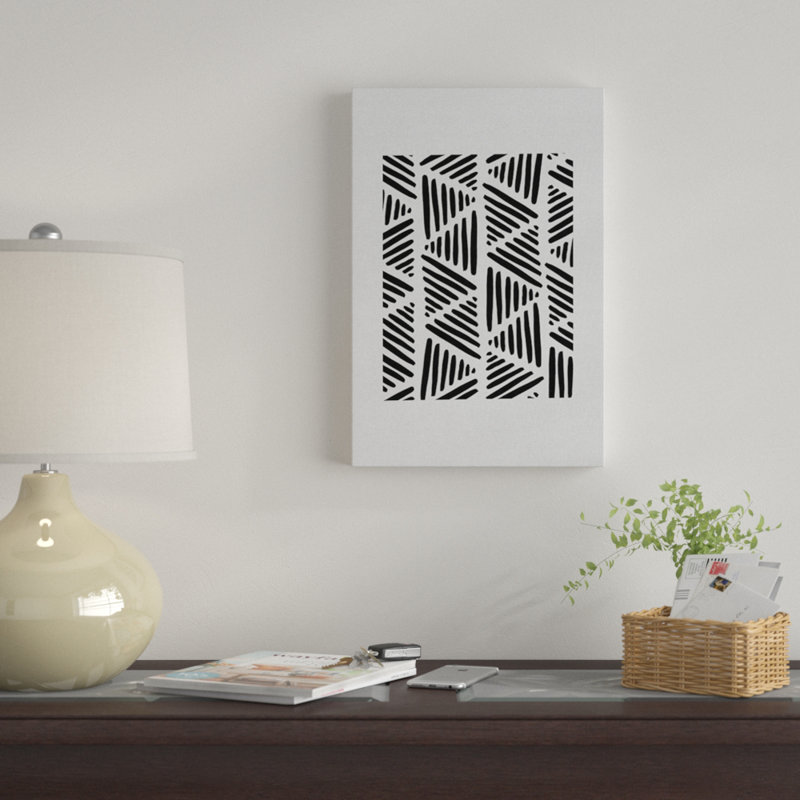 Arrthor «Abstract I», impression sur toile, H 12 po x l 8 po x P 0,75 po, Pas de tapis, Toile tendue