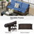6 Piece Patio Furniture Set, Wicker Outdoor Conversation Sofa Set With Swivel Chairs, Loveseat, Storage Coffee Table-488607149