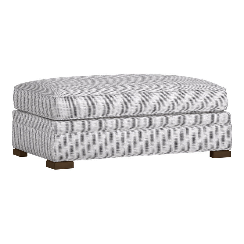 Nicholas Upholstered Ottoman, Havana, Perigold Rest Ink