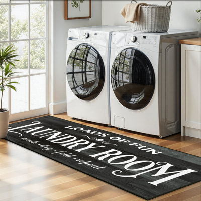 2'x6' Washable Non Slip Kitchen Mat Runner Rug