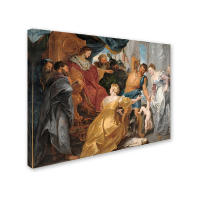« the jugement of solomon » par impression sur toile tendue Peter Paul Rubens