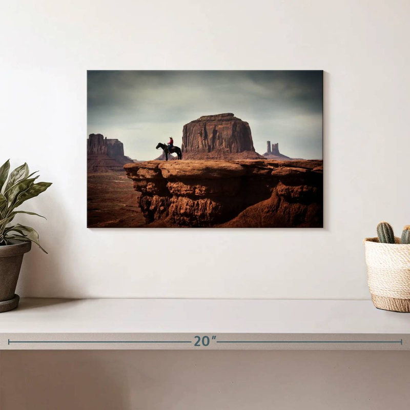 Lelar Navajo Cowboy, 8" H x 12" W