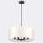 Elynore 6 - Light Dimmable Chandelier Dining Room Light Fixture Drum Light Kitchen Lights Ceiling Hanging Modern Chandelier