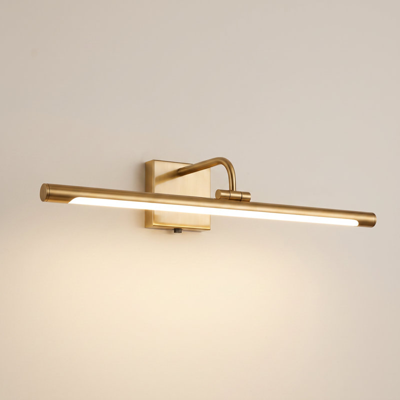 1-Light 24in Dimmable LED Picture Light 3000K/4000K/5000K Adjustable Brushed Brass, Brushed Brass, 4.33" H x 24" W x 8.9" D