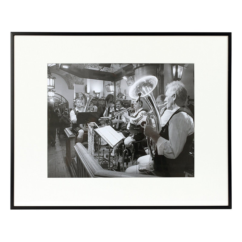 Metal Picture Frame, 16" x 20", Noir