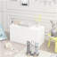 Rangement pour jouets pour enfants avec tiroir à roulettes - Coffre à jouets moderne en bois avec roulettes, grand bac coulissant pour chambre de bébé, chambre à coucher ou salle de jeux