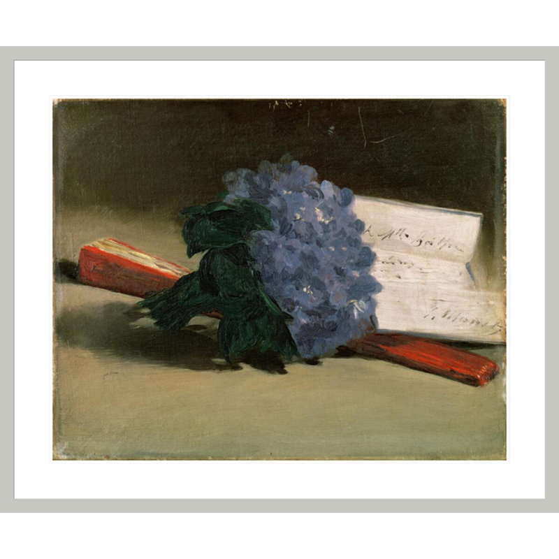 «Bouquet of Violets» par impression giclée encadrée, 33,5 po H x 40,14 po po