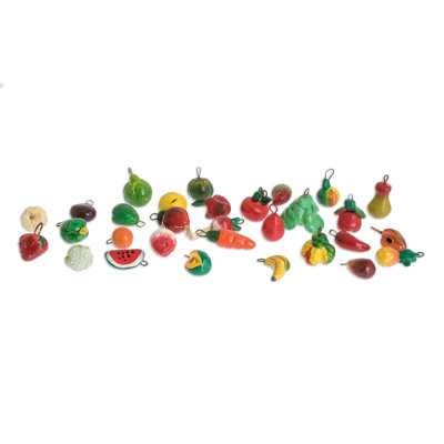 Ensemble d'ornement 30 pièces à fleuron