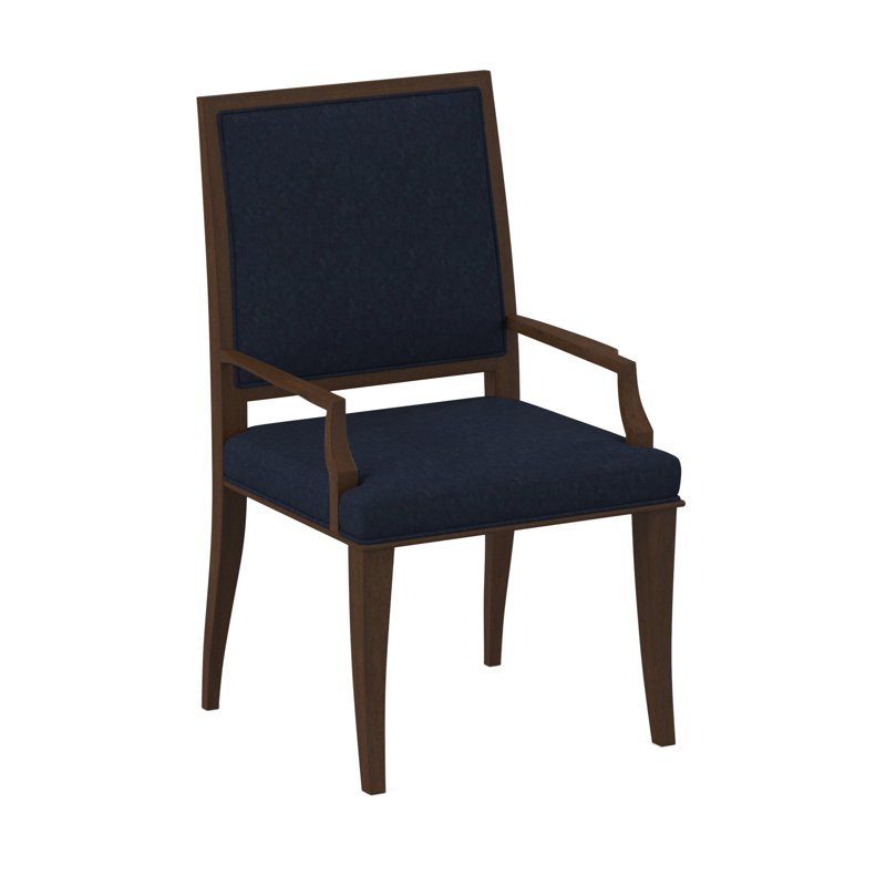 Chaise avec accoudoirs Princeton, Noyer américain, Ébène Margaret
