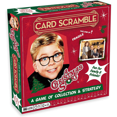 A Christmas Story Card Scramble Board Game