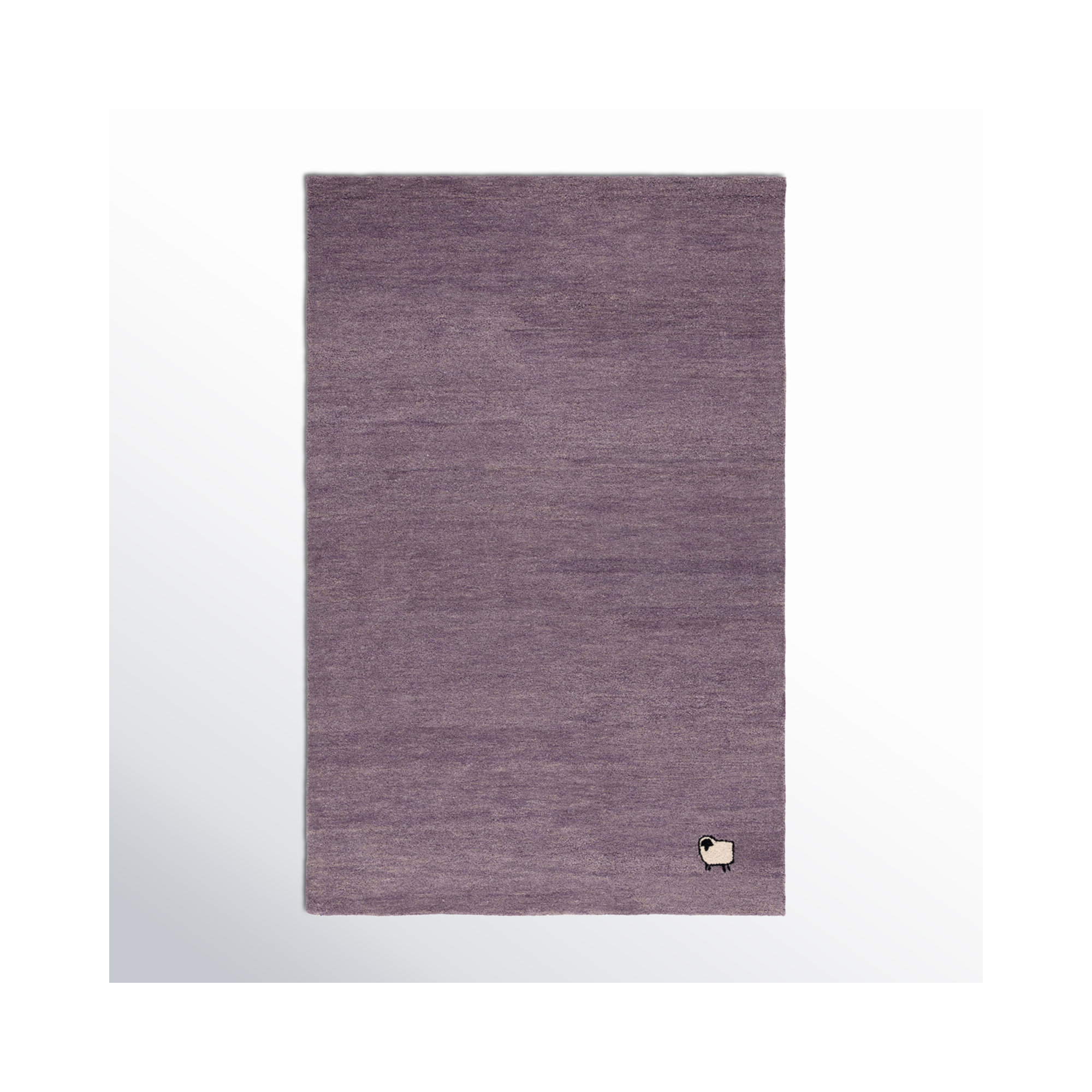 Roxy Handmade Purple Rug, Rectangle 8' x 10'