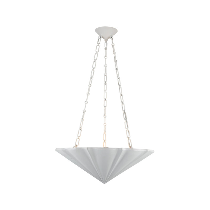 Martine 3 - Light Geometric Chandelier,  7.75"H x 22.5"W x 22.5"D