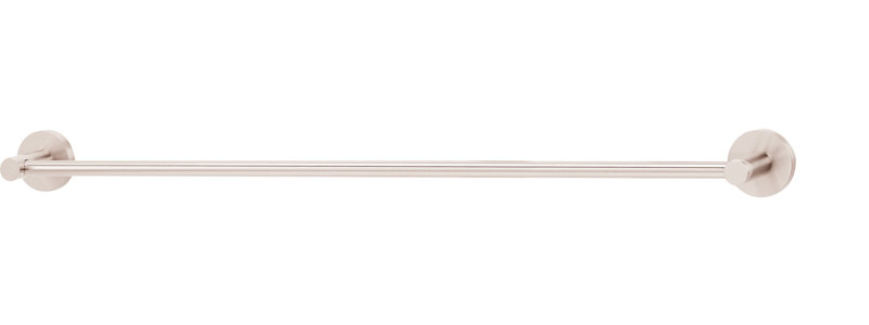 Towel Bar, Polished Nickel, 2" H x 25.88" L x 2.38" D