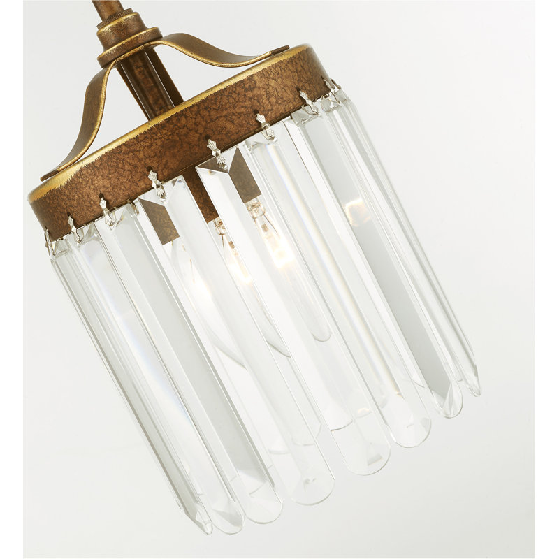 Caroline 1 - Light Single Pendant, Palacial Bronze