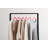 IRIS Metal garment rack with wood shelf-980093205