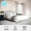 Lit plateforme tapissier avec tête de lit courbé Martha Stewart Amelia-97967494-97967492