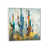 Distressed White Floater Framed Canvas
