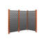 70 in. H x 35 in. W x 0.4 in. D Composite Decorative Privacy Screen Panel w/ C-Channel Kit