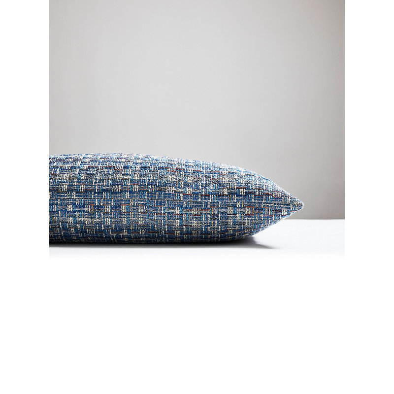 Faye Lumbar Pillow Cover & Insert, Blue Wood