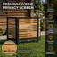 Panneau d'intimité en bois massif Premium Premium-1878184460