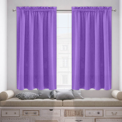 Rideaux en soie de couleur unie et isolant pour la chambre à coucher et la cuisine à économie d'énergie kbndieu