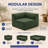 Comfy Cloud 38" Modular Corner Chair, Compression Foam Sofa Module, No Assembly Required-232124434