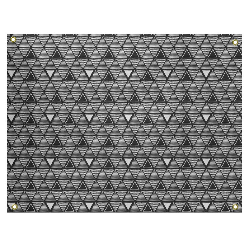 Tapisserie, H 59 po x l 80 po, Noir