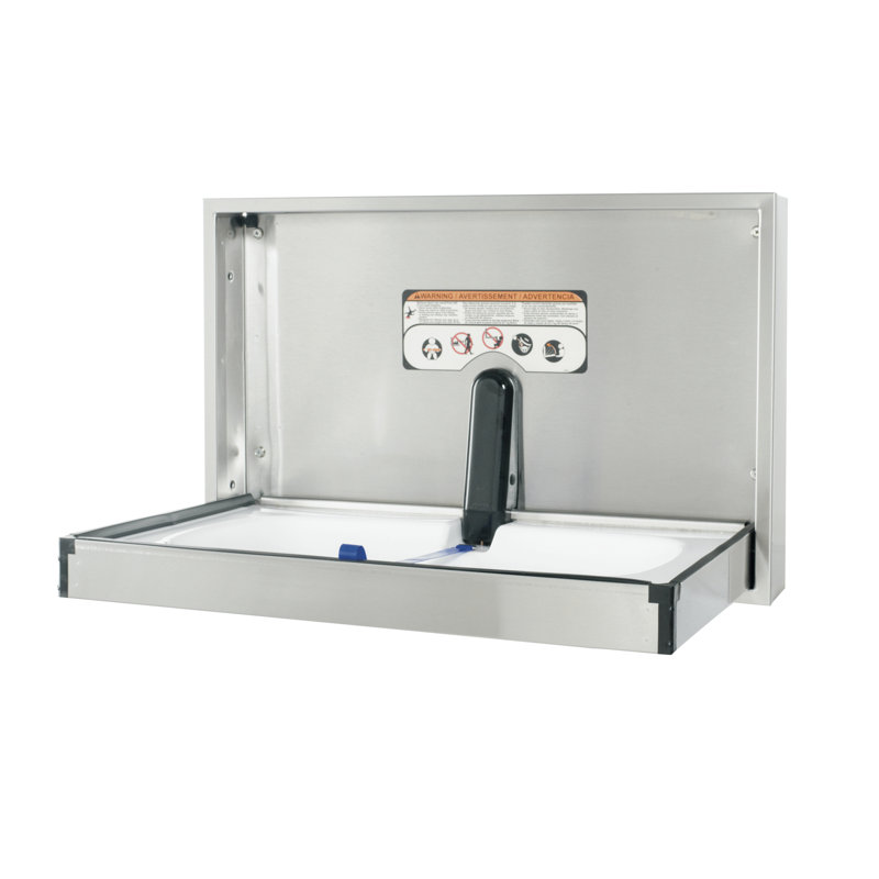 Table à langer encastrée en acier inoxydable Premier
