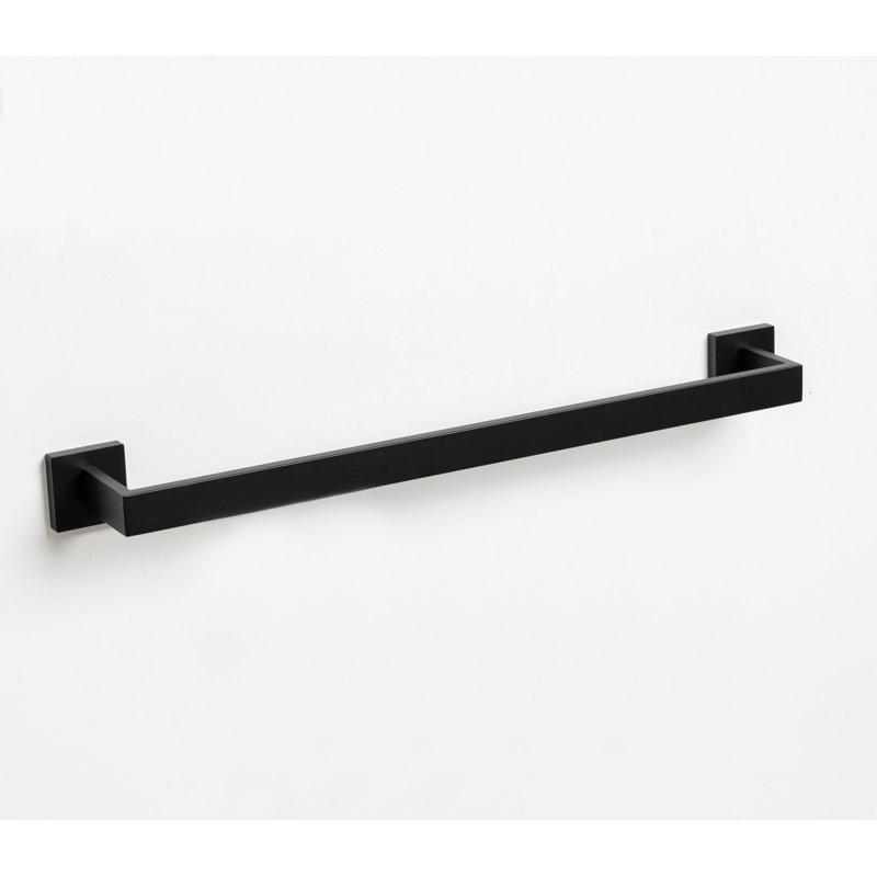 Porte-serviettes mural, Noir mat