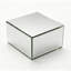 10.25x10.25x5.25"Rectangular Glass Mirror Risers 6 sided