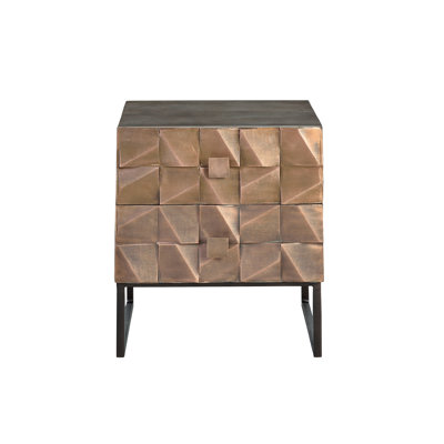 Cotati 50cm W Manufactured Wood Bedside Table
